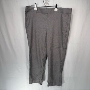 Tribal - Women’s Slacks - Size 16 - Black and White Checkered (Houndstooth)